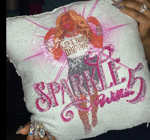 Custom Sequin Pillow